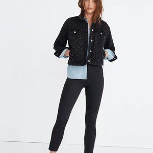 NWT Madewell Fraser Slim Pants in True Black 28